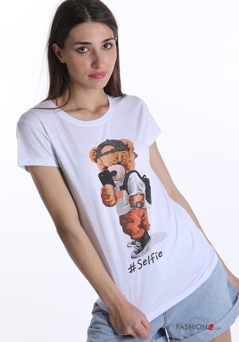 T-shirt en Coton Tissu imprimé - ph 1