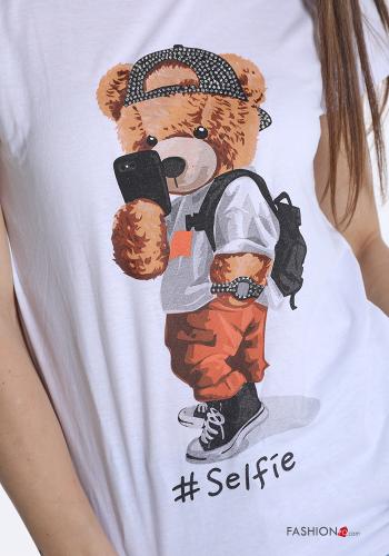 T-shirt en Coton Tissu imprimé - ph 4