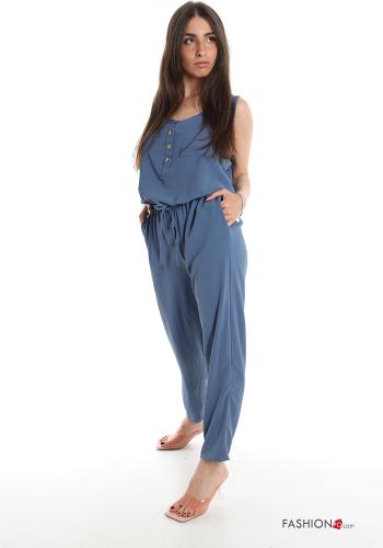 Jumpsuit  con bottoni con fiocco - ph 1