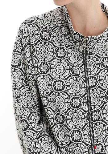 Floral print Sweatshirt with zip - ph 4