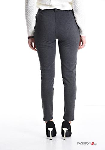 Pantalones con cinturón con bolsillos - ph 2