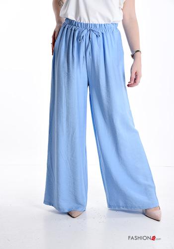 wide leg Trousers with bow with elastic - ph 1