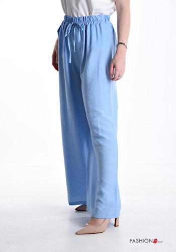 wide leg Trousers with bow with elastic - ph 3