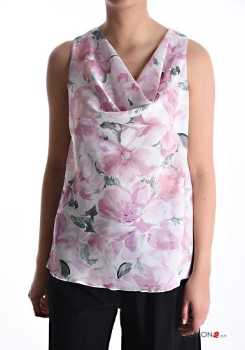 Floral sleeveless Top
