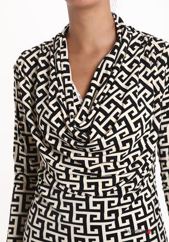 Geometrisches Muster Langarmshirt - ph 4