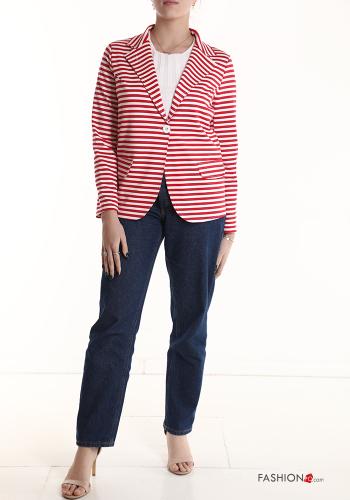 Blazer às riscas com botões - ph 5