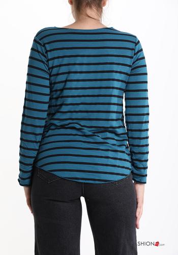 Camiseta de manga larga de Algodón a rayas - ph 2