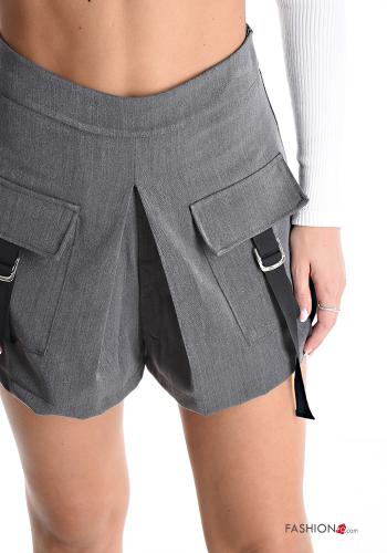 Calções com bolsos com fecho - ph 4