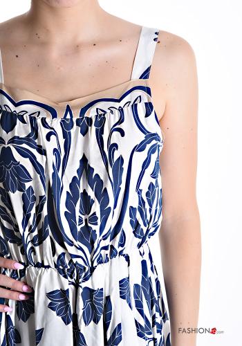Vestido sin mangas Diseño impreso con elástico - ph 4