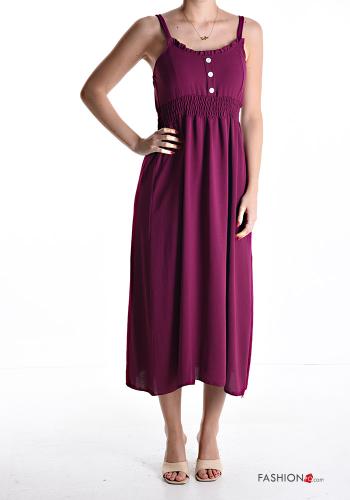 Vestido sem mangas com botões com elástico - ph 1