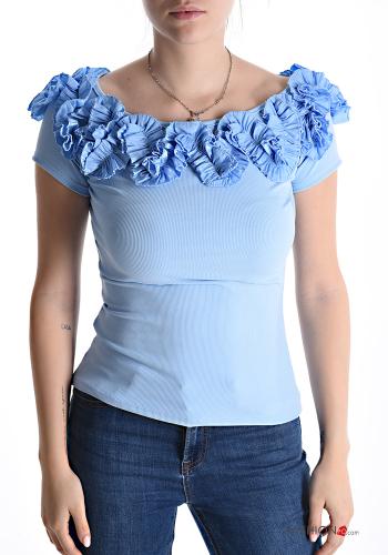 T-shirt de Algodón con volantes - ph 1