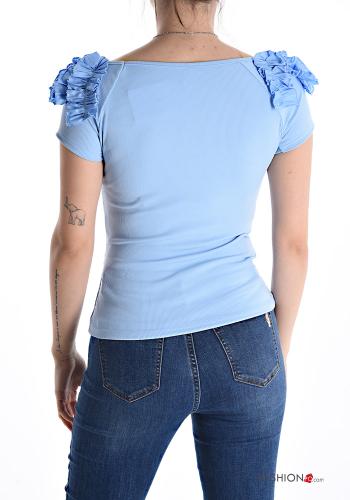 T-shirt de Algodón con volantes - ph 2