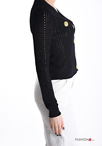 Cardigan con bottoni scollo a V - ph 3