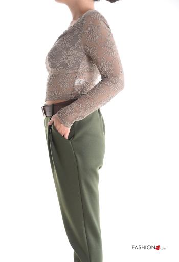 Spitze- Langarmshirt - ph 3