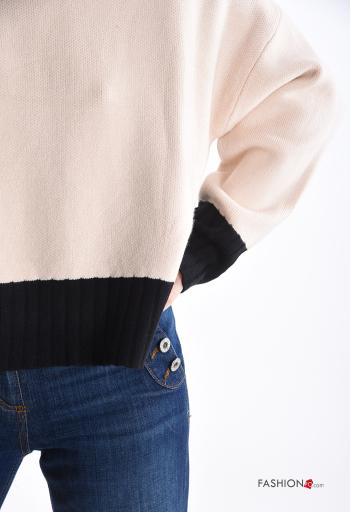 Camisola manga comprida com gola subida - ph 4