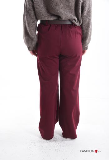 Trousers with belt with elastic with pockets - ph 2