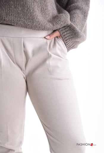 Trousers with pockets with elastic - ph 4