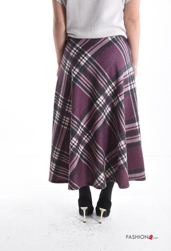Tartan Skirt with pockets with ribbon - ph 2