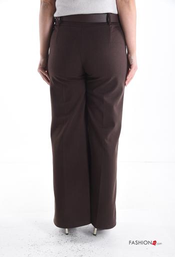 Pantalone wide leg con cintura - ph 2