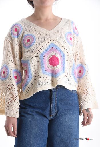 Lässiges Strickpullover