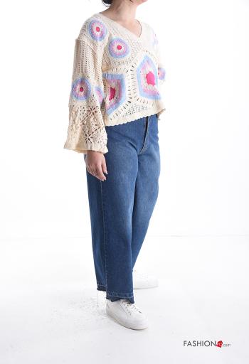 Lässiges Strickpullover - ph 5