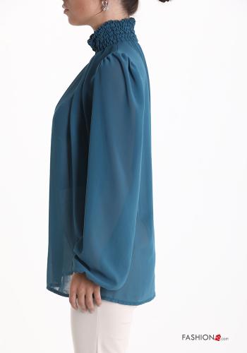 Blusa maniche a palloncino a collo alto - ph 3