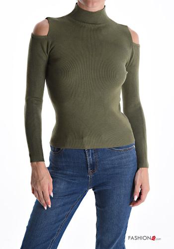 Ribbed long sleeve Sweater Rollneck - ph 1
