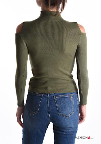 Ribbed long sleeve Sweater Rollneck - ph 2