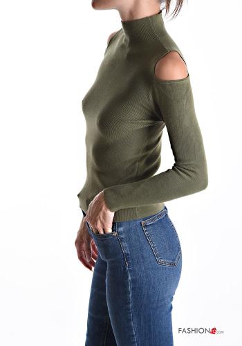 Ribbed long sleeve Sweater Rollneck - ph 3