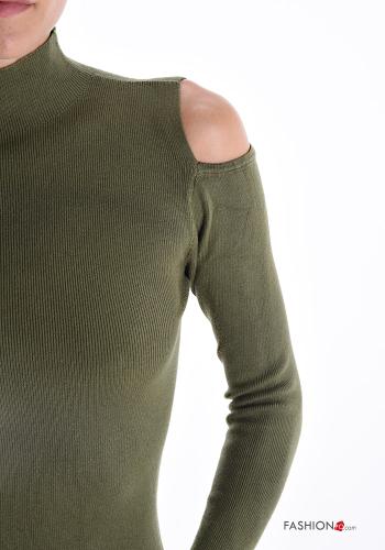 Ribbed long sleeve Sweater Rollneck - ph 4