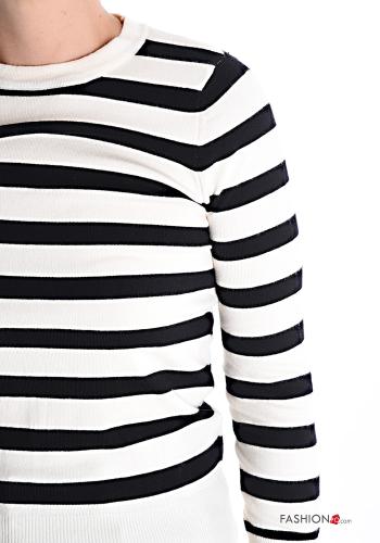 Striped long sleeve crew neck Sweater - ph 4