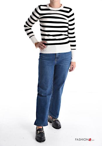 Striped long sleeve crew neck Sweater - ph 5