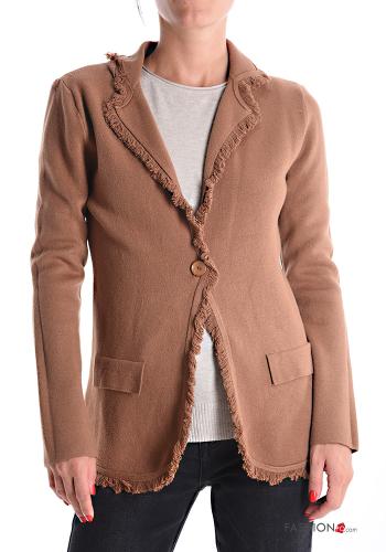 Giacca maniche lunghe con colletto con bottoni - ph 1