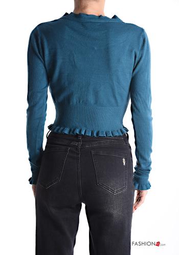 long sleeve mini Cardigan with buttons with v-neck - ph 2