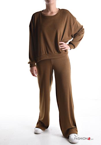 long sleeve crew neck Sports set with elastic - ph 1