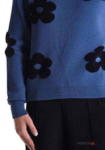 Floral long sleeve crew neck Sweater - ph 4
