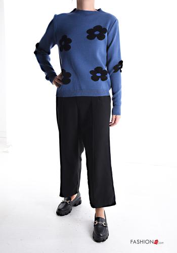 Floral long sleeve crew neck Sweater - ph 5