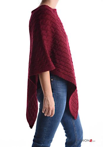 asymmetrical Poncho boat neckline - ph 3