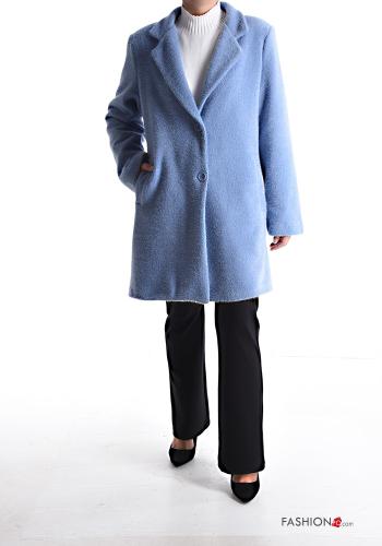Manteau manches longues avec poches avec doublure à boutons - ph 1