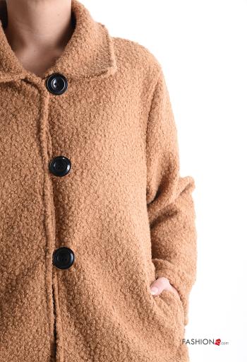 Giacca con colletto senza fodera con bottoni con tasche - ph 4