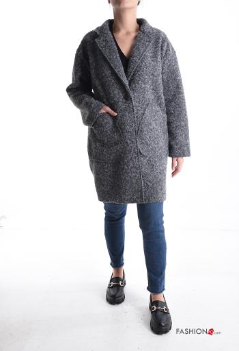 long sleeve Jacket with buttons without lining with pockets - ph 1