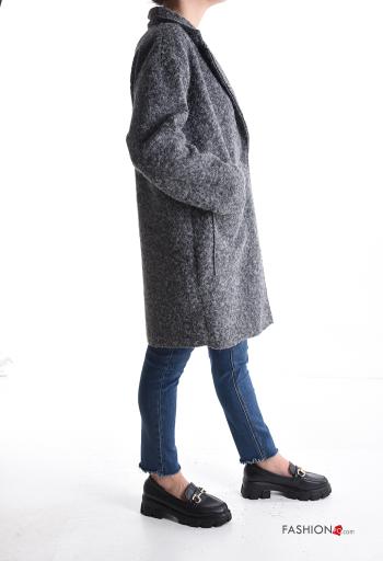 long sleeve Jacket with buttons without lining with pockets - ph 3