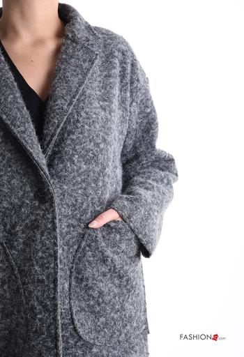 long sleeve Jacket with buttons without lining with pockets - ph 4