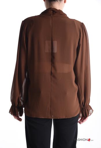 lange ärmel chiffon Bluse - ph 2