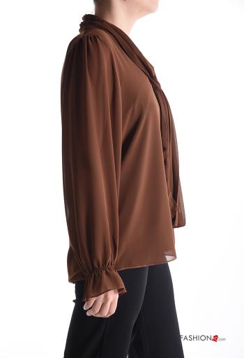 lange ärmel chiffon Bluse - ph 3