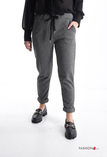 Trousers with pockets with drawstring - ph 1