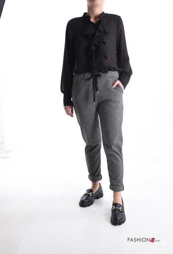 Trousers with pockets with drawstring - ph 5