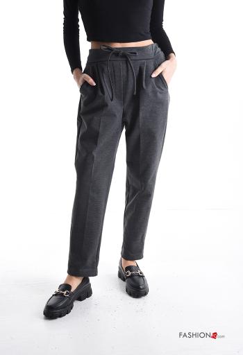 Trousers with pockets with bow - ph 1