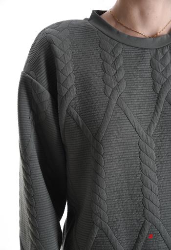 Felpa in Cotone maniche lunghe girocollo - ph 4