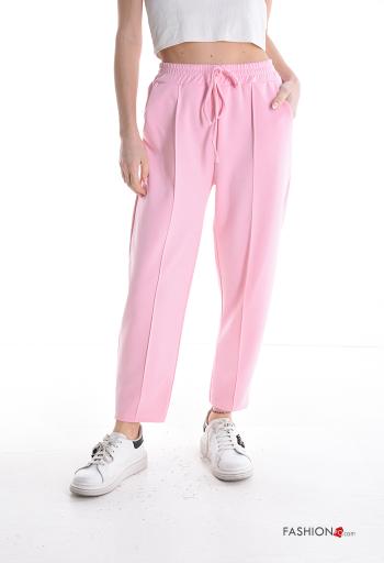 Pantalone sportivo con tasche con elastico - ph 1